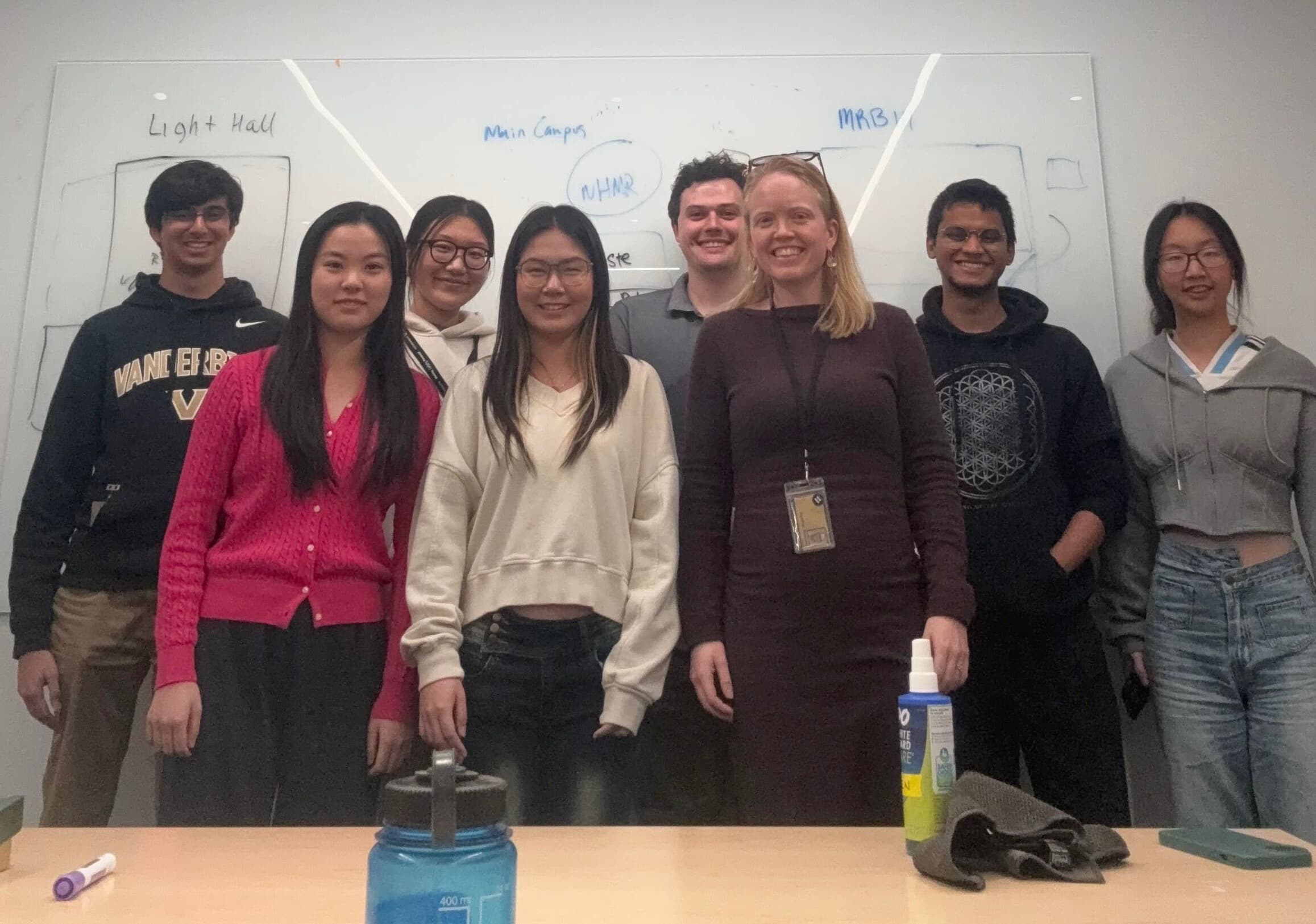 Olivia with Vanderbilt lab members and colleagues.
